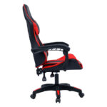 Καρέκλα γραφείου gaming William pakoworld PU μαύρο-κόκκινο - Image 4