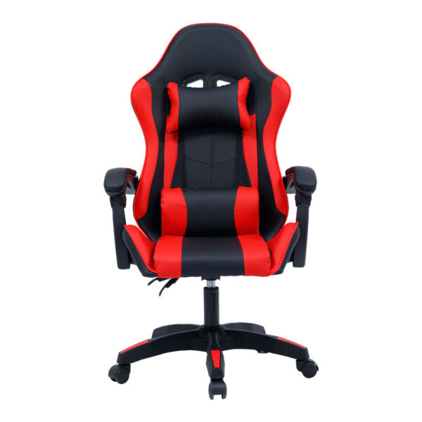 Καρέκλα γραφείου gaming William pakoworld PU μαύρο-κόκκινο - Image 5