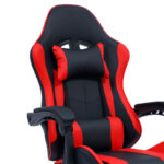 Καρέκλα γραφείου gaming William pakoworld PU μαύρο-κόκκινο - Image 6