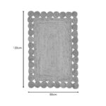 Χαλί Doze Inart μπεζ 100% γιούτα 120x80x1εκ - Image 3