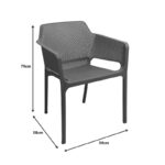 Πολυθρόνα Oviez pakoworld pp σε cappuccino απόχρωση 59x58x79εκ - Image 6