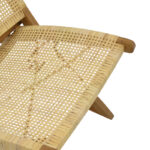 Πολυθρόνα Jerenze pakoworld φυσικό teak ξύλο-φυσικό rattan 65x78x68εκ - Image 6