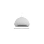 Inlight Κρεμαστό φωτιστικό από Fiberglass 1XE27 D:60cm (4067-A) - Image 3