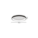 Inlight Πλαφονιέρα οροφής LED 28W 3CCT από λευκό μέταλλο και ακρυλικό D:80x5cm (42044-B-White) - Image 2