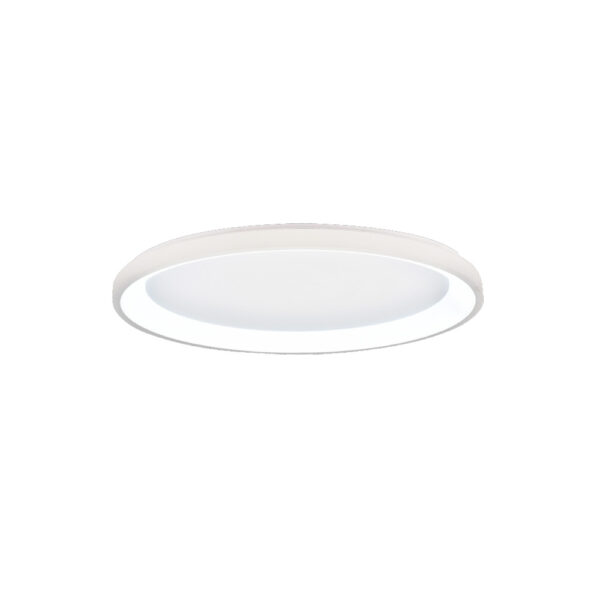 Inlight Πλαφονιέρα οροφής LED 28W 3CCT από λευκό μέταλλο και ακρυλικό D:80x5cm (42044-B-White)