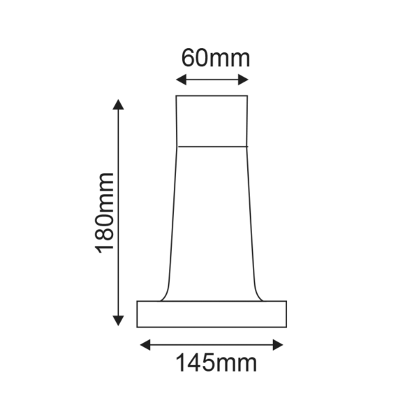 ΚΟΛΩΝΑΚΙ ΓΙΑ ΜΠΑΛΑ 18CM - Image 2