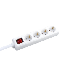 ΠΟΛΥΠΡΙΖΟ 4 ΣΟΥΚΟ ΑΣΦΑΛΕΙΑΣ ΜΕ ΔΙΑΚΟΠΤΗ 16A IP20 ΜΕ ΚΑΛΩΔΙΟ H05VV-F 3x1.5mm2 / ΚΑΘ ΜΗΚΟΥΣ 5m