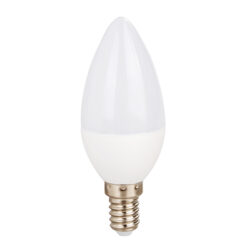 LED SMD E14 C37 5W 3000K 230V AC 440LM RA80 30000H 200°
