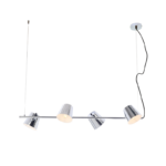 NETTO ΚΡΕΜΑΣΤΟ Φ/Σ 4ΧΕ14 ΧΡΩΜΙΟ ΜΕΤΑΛΛΙΚΟ 27Χ102ΧΗ120CM AYRAN