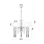 NETTO ΚΡΕΜ Φ/Σ5ΧΕ14ΜΕΤΑΛ ΛΕΥΚ-ΧΡΥΣ+ΑΜΠ+ΓΥΑΛ+ΑΛΥΣ ROSEGOLD Φ61ΧΗ102 PALERMO - Image 2