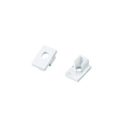 SET OF WHITE PLASTIC END CAPS FOR P129N