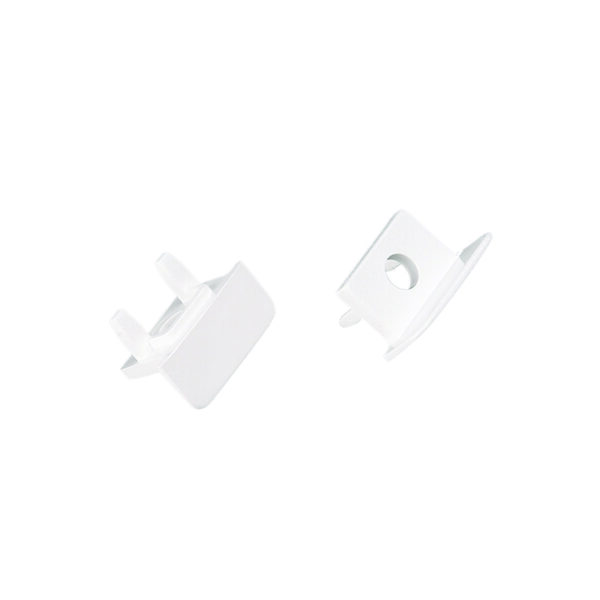 SET OF WHITE PLASTIC END CAPS FOR P139N