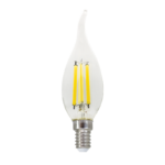 LED FILAMENT E14 C35 6W TIP 2700K 230V AC 760LM RA80 30000H 360°