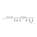 ^ "PLASTIC CLOUD" 10 LED ΛΑΜΠΑΚ ΣΕΙΡΑ ΜΠΑΤΑΡ.(3xAA) ΨΥΧΡΟ ΛΕΥΚΟ IP20 135+30cm ΔΙΑΦΑΝ ΚΑΛΩΔ ΤΡΟΦΟΔ - Image 2