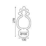 41 NEON LED ΛΑΜΠΑΚΙΑ ΜΕ ΜΠΑΤΑΡΙΑ (3xAA)/USB