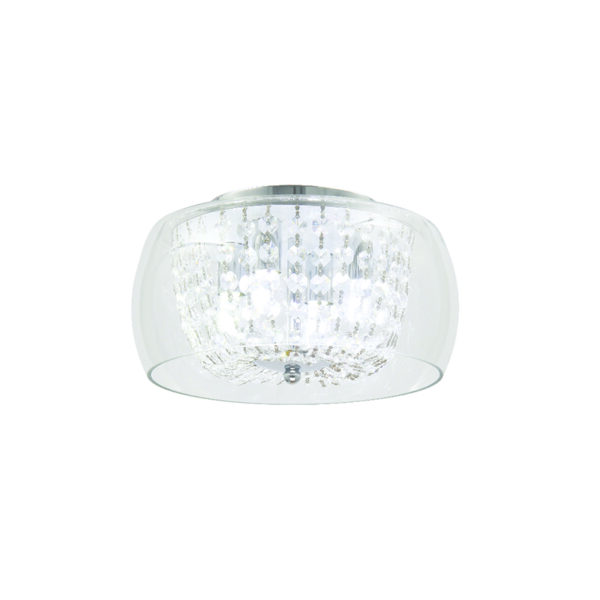 NETTO ΟΡΟΦΗΣ ΚΡΥΣΤΑΛΛΟ - ΓΥΑΛΙ Φ30CM 4ΧG9 YVONNE