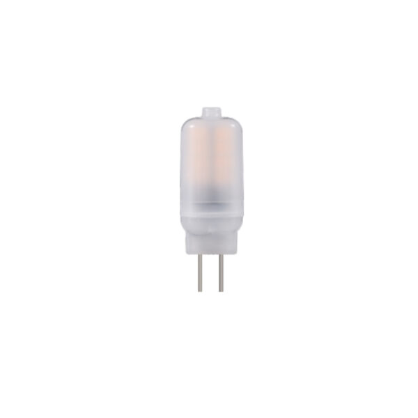 LED SMD G4 2W 3000K 12V AC/DC 150LM RA80 30000H 360° PLASTIC FROSTED