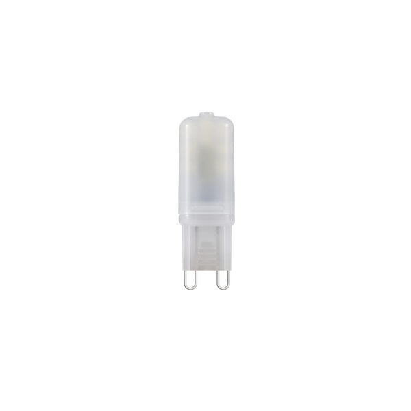 LED SMD G9 3W 3000K 230V AC 210LM RA80 30000H 300° PLASTIC  FROSTED