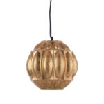 NETTO ΚΡΕΜΑΣΤΟ Φ/Σ 1ΧΕ27 ΓΥΑΛΙ ΦΥΛΛΑ ΧΡΥΣΟΥ Φ25ΧΗ120CM