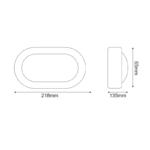 ΑΠΛΙΚΑ ΜΑΥΡΗ ΙΡ54 Ε27 max.40W 218x135x65mm RAL C0026 - Image 2