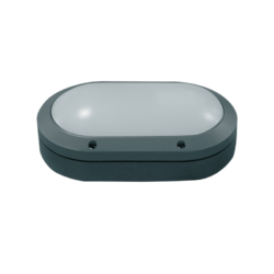 ΑΠΛΙΚΑ ΓΚΡΙ ΙΡ54 Ε27 max.40W 218x135x65mm RAL 7016M
