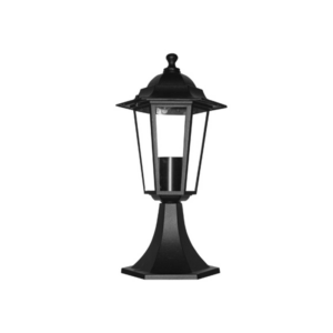 ΦΑΝΑΡΙ ΚΟΛΩΝΑΣ ΜΑΥΡΟ ΙΡ44 Ε27 60W RAL C0026