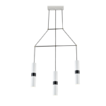 NETTO ΚΡΕΜΑΣΤΟ Φ/Σ 3XGU10 ΛΕΥΚΟ ΜΕΤΑΛΛΙΚΟ 66X8XH150CM DA VINCI