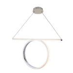 NETTO ΚΡΕΜΑΣΤΟ Φ/Σ LED 32W 3000K 1920LM ΧΡΩΜΙΟ ΑΛΟΥΜΙΝΙΟ 64Χ17ΧΗ120CM ZERO