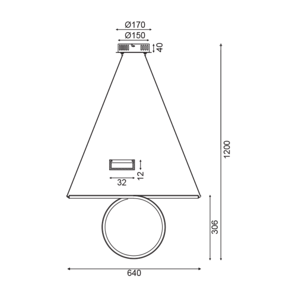 NETTO ΚΡΕΜΑΣΤΟ Φ/Σ LED 32W 3000K 1920LM ΛΕΥΚΟ ΑΛΟΥΜΙΝΙΟ 64Χ17ΧΗ120CM ZERO - Image 3