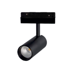 ΜΑΥΡΟ ΜΑΤ ΜΑΓΝΗΤΙΚΟ ΣΠΟΤ 48V DC 7W 4000K 600LM 36° OSRAM RA90 Φ50*90MM
