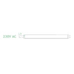 LED SMD T8 G13 14W 4000K 90CM 230V AC 1400LM RA80 30000H 320° GLASS - Image 2