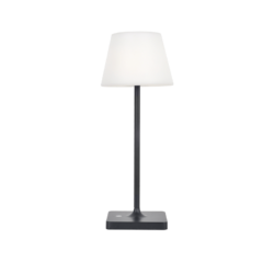^LED SMD TABLE BATTERY LUMINAIRE 2W 170LM  3.000K DARK GREY 360°  CRI80 IP54