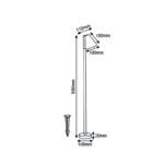 GU10 POST LUMINAIRE 230V AC DARK GREY IP65 MAX.20W WITH SPIKE AND BASE - Image 2