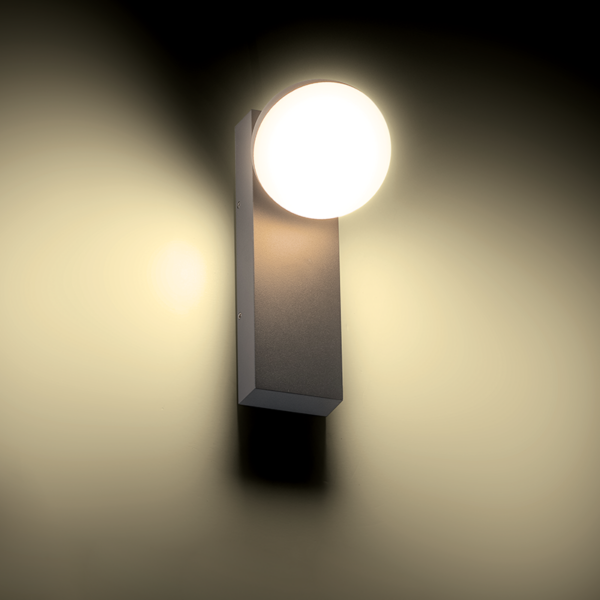 ^LED SMD WALL LUMINAIRE 10W 580LM 110° 230V AC 3.000K DARK GREY CRI80 IP54 30.000HRS - Image 2
