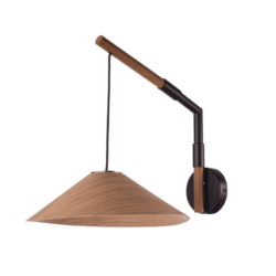 NETTO ΕΠΙΤΟΙΧΟ Φ/Σ 1Χ GX53 WALNUT ΞΥΛΟ 30Χ40Χ32CM NAIROBI