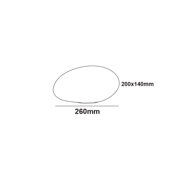 ΗΛΙΑΚΗ/ΕΠΑΝΑΦΟΡΤΙΖΟΜΕΝΗ RGBW LED ΠΕΤΡΑ 26*20*14cm IP54 LiFePO4 1800mAh - Image 2