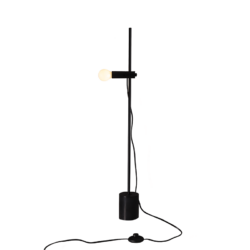 NETTO ΕΠΙΤΡΑΠΕΖΙΟ Φ/Σ 1XE14 ΜΑΥΡΟ ΜΑΡΜΑΡΟ+ΜΕΤ/ΚΟ D9XH58CM HERA