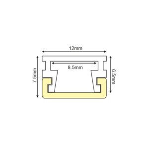 BRAEL ΠΡΟΦΙΛ ΑΛΟΥΜΙΝΙΟΥ P127U ME ΟΠΑΛ PC ΚΑΛΥΜΜΑ 2m/pc