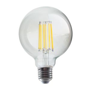 LED FILAMENT E27 G95 12W 2700K 230V AC 1540LM RA80 30000H 360°
