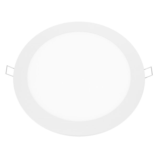 ΛΕΥΚΟ ΣΤΡΟΓΓΥΛΟ LED ΠΑΝΕΛ ΧΩΝΕΥΤΟ 18W 6500K 1800Lm Φ220mm 230V AC Ra80
