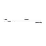 LED LINEAR LUMINAIRE 37W 3550LM 6000K 120° 230V AC IP40 Ra>80 30.000HRS 1200mm - Image 2