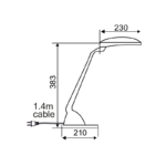 NETTO ΠΟΡΤΑΤΙΦ 2Χ9W PL ΓΚΡΙ DOVE - Image 2