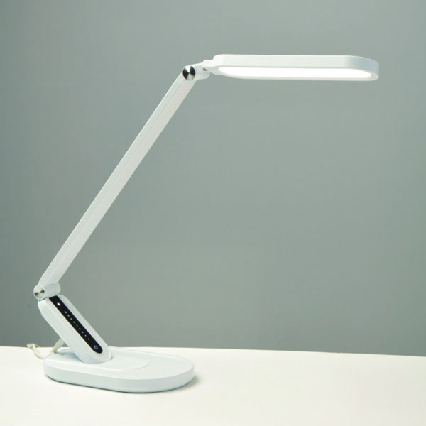 ΕΠΙΤΡΑΠΕΖΙΟ Φ/Σ LED 10W 800LM FRITZ ΛΕΥΚΟ CCT+DIMMABLE+TOUCH SWITCH+USB CHARGER