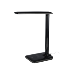 ΕΠΙΤΡΑΠΕΖΙΟ Φ/Σ LED 5W ΜΑΥΡΟ CCT 320LM+TOUCH SWITCH+WIRELESS/USB CHARGER  FUTUR2