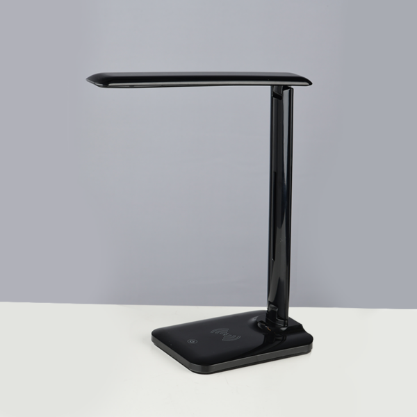 ΕΠΙΤΡΑΠΕΖΙΟ Φ/Σ LED 5W ΜΑΥΡΟ CCT 320LM+TOUCH SWITCH+WIRELESS/USB CHARGER  FUTUR2 - Image 2