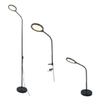 LED ΓΡΑΦΕΙΟΥ 3 IN 1 10W ΜΑΥΡΟ ABS+ΑΛΟΥΜΙΝΙΟ CCT STEP DIMMABLE 32Χ40Χ7 STEFAN