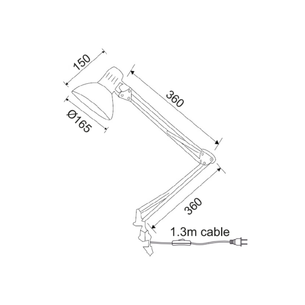 ΠΟΡΤΑΤΙΦ ΣΦΙΓΚΤΗΡΑ ΓΚΡΙ E27 40W PENNA - Image 2