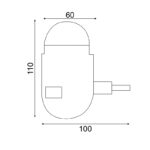 LED ΜΙΝΙ DISCO ΜΠΑΛΑ ΠΡΙΖΑΣ 3W RGB ΛΕΥΚΟ ΠΛΑΣΤΙΚΟ 230V IP20 - Image 3