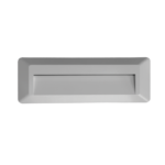 LED WALL RECTANGLE LUMINAIRE GREY 230V AC IP65 2W 3000K 100LM RA80