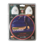 LED DIMMABLE KIT ME SMD ΛΩΡΙΔΑ 2X1.2M 2X5.8W 2X570LM IP65 NANO 3000K ΜΕ 2 ΑΙΣΘΗΤΗΡΕΣ & 12V DC DRIVER - Image 2